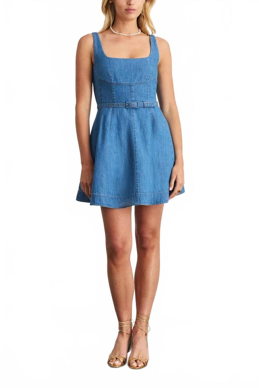 NEW TANYA TAYLOR paige dress in blue